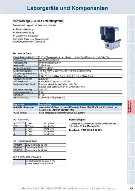 HiTec Zang Hauptkatalog 2010/2011 - HiTec Zang GmbH