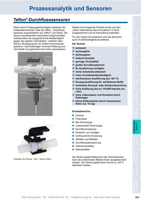 HiTec Zang Hauptkatalog 2010/2011 - HiTec Zang GmbH