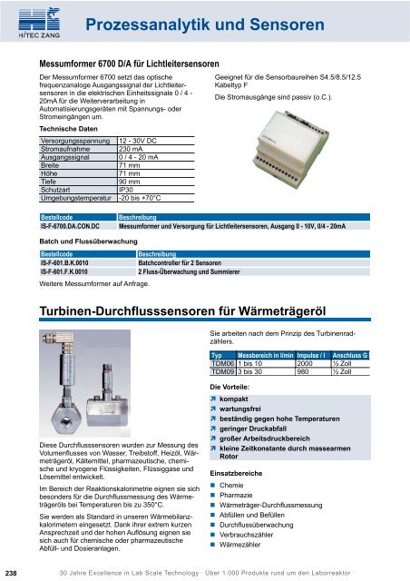 HiTec Zang Hauptkatalog 2010/2011 - HiTec Zang GmbH