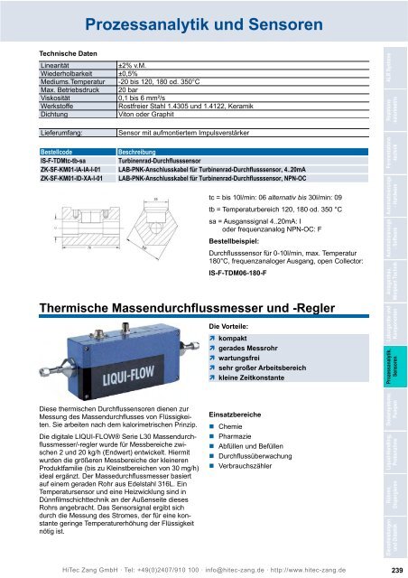 HiTec Zang Hauptkatalog 2010/2011 - HiTec Zang GmbH