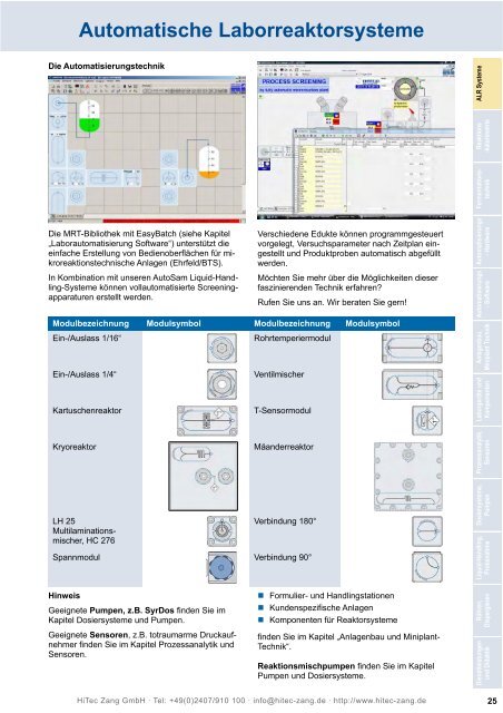 HiTec Zang Hauptkatalog 2010/2011 - HiTec Zang GmbH