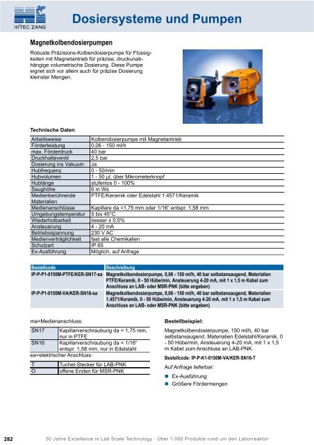 HiTec Zang Hauptkatalog 2010/2011 - HiTec Zang GmbH