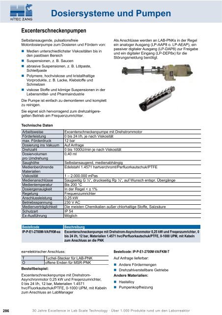 HiTec Zang Hauptkatalog 2010/2011 - HiTec Zang GmbH