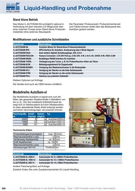 HiTec Zang Hauptkatalog 2010/2011 - HiTec Zang GmbH