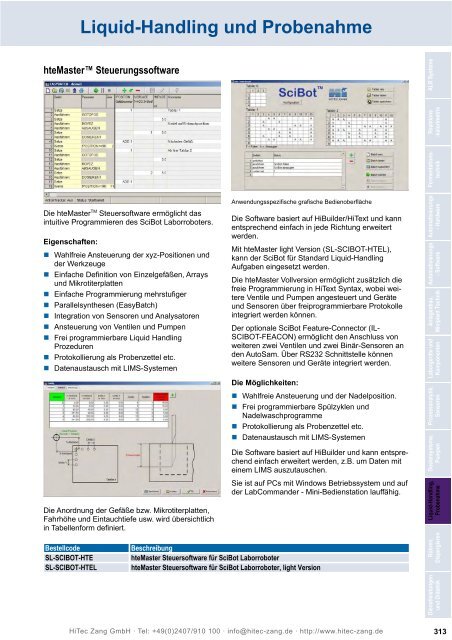 HiTec Zang Hauptkatalog 2010/2011 - HiTec Zang GmbH