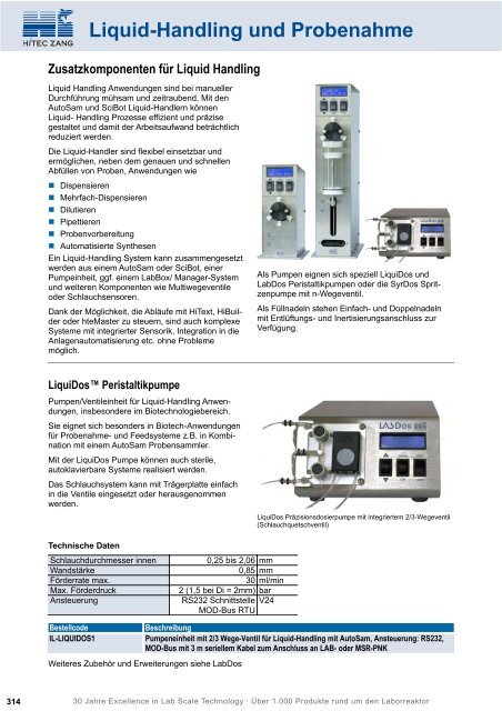 HiTec Zang Hauptkatalog 2010/2011 - HiTec Zang GmbH