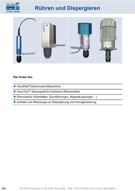 HiTec Zang Hauptkatalog 2010/2011 - HiTec Zang GmbH