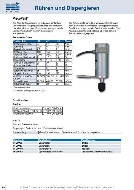 HiTec Zang Hauptkatalog 2010/2011 - HiTec Zang GmbH