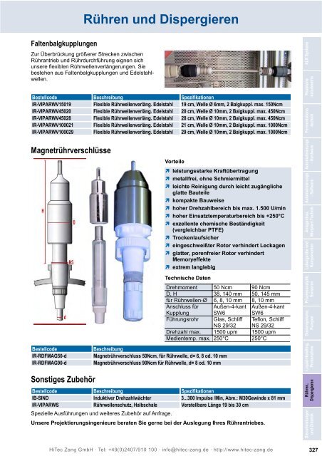 HiTec Zang Hauptkatalog 2010/2011 - HiTec Zang GmbH