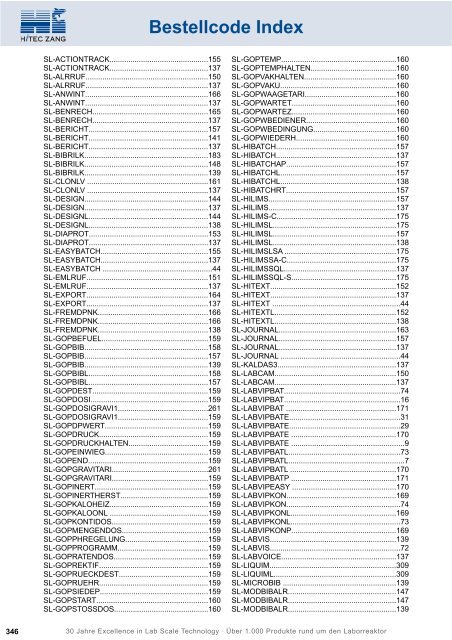 HiTec Zang Hauptkatalog 2010/2011 - HiTec Zang GmbH