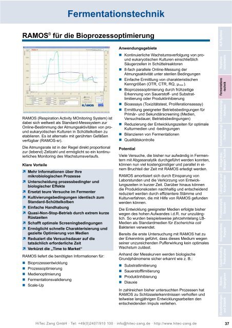 HiTec Zang Hauptkatalog 2010/2011 - HiTec Zang GmbH