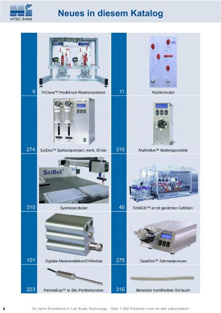 HiTec Zang Hauptkatalog 2010/2011 - HiTec Zang GmbH