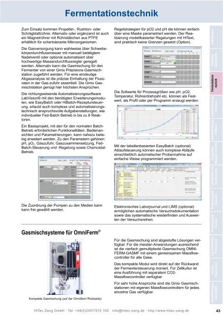 HiTec Zang Hauptkatalog 2010/2011 - HiTec Zang GmbH