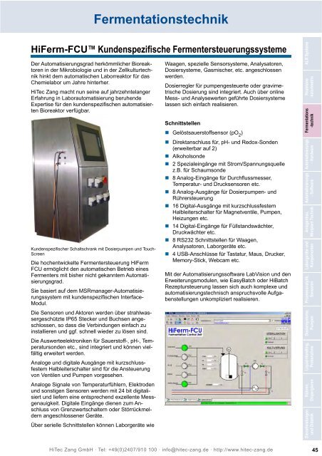 HiTec Zang Hauptkatalog 2010/2011 - HiTec Zang GmbH