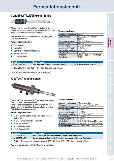 HiTec Zang Hauptkatalog 2010/2011 - HiTec Zang GmbH