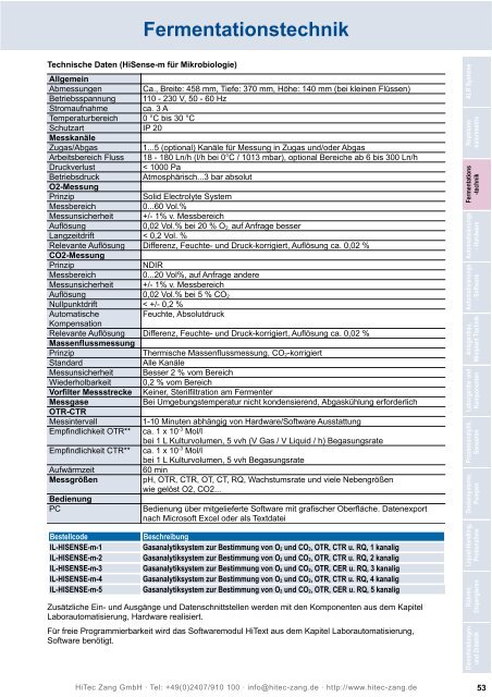 HiTec Zang Hauptkatalog 2010/2011 - HiTec Zang GmbH