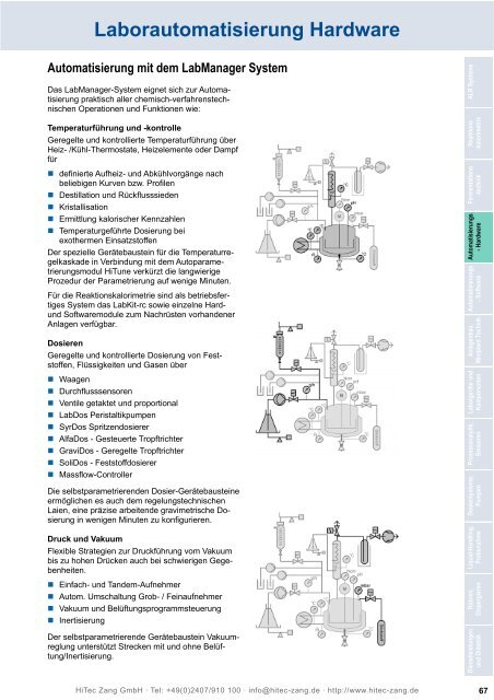 HiTec Zang Hauptkatalog 2010/2011 - HiTec Zang GmbH