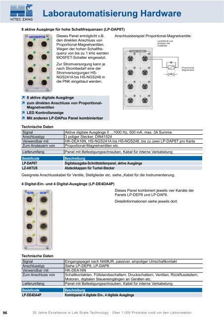 HiTec Zang Hauptkatalog 2010/2011 - HiTec Zang GmbH