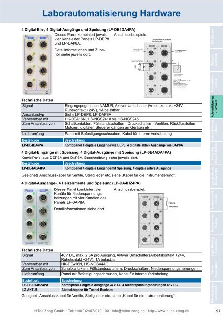 HiTec Zang Hauptkatalog 2010/2011 - HiTec Zang GmbH