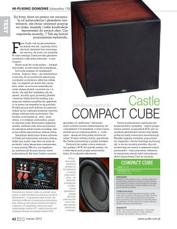 Castle COMPACT CUBE - Audio