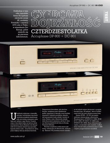 Accuphase DP-900;DC-901 - Audio