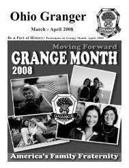 2008 March April - Ohio State Grange