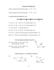 Geometry 6.1 Homework Worksheet Name___________________