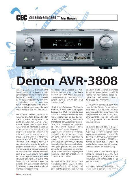 Denon AVR-3808