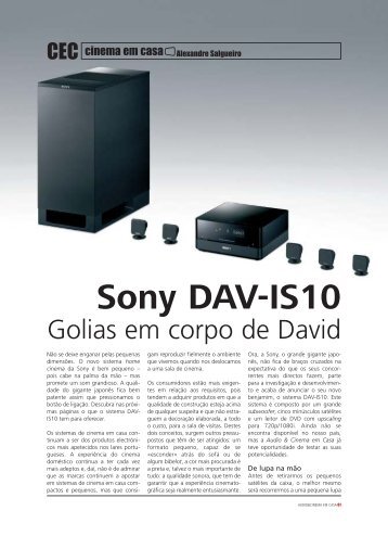 Sony DAV-IS10