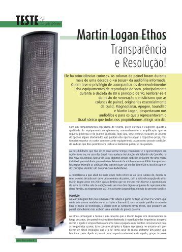 Martin Logan Ethos