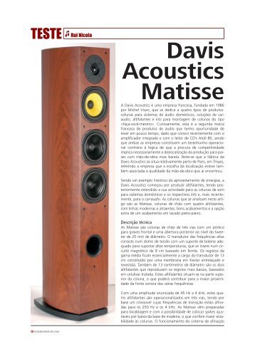 Davis Acoustics Matisse