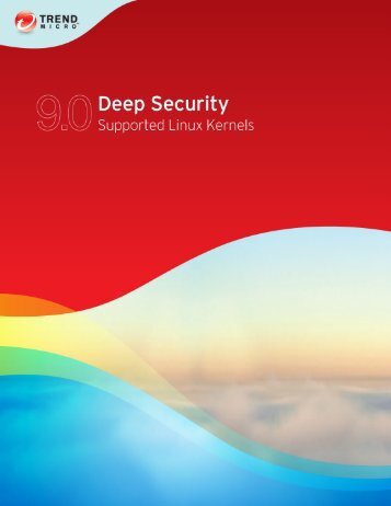 Deep Security 9 Supported Linux Kernels