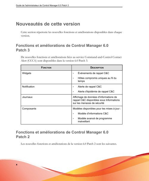 Manuel de l'administrateur - Trend Micro? Online Help