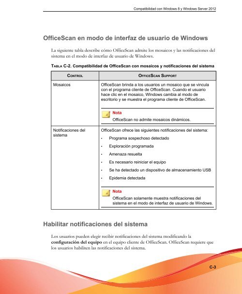 El cliente de OfficeScan