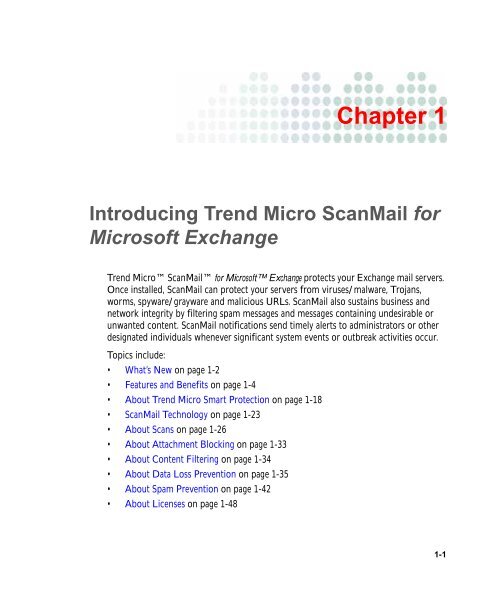 Configuring Scanning - Trend Micro? Online Help