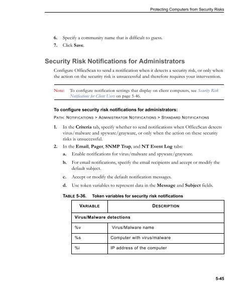 OfficeScan 10 Administrator's Guide - Online Help Home - Trend Micro