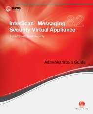 InterScanTM Messaging Security Virtual Appliance - Online Help ...