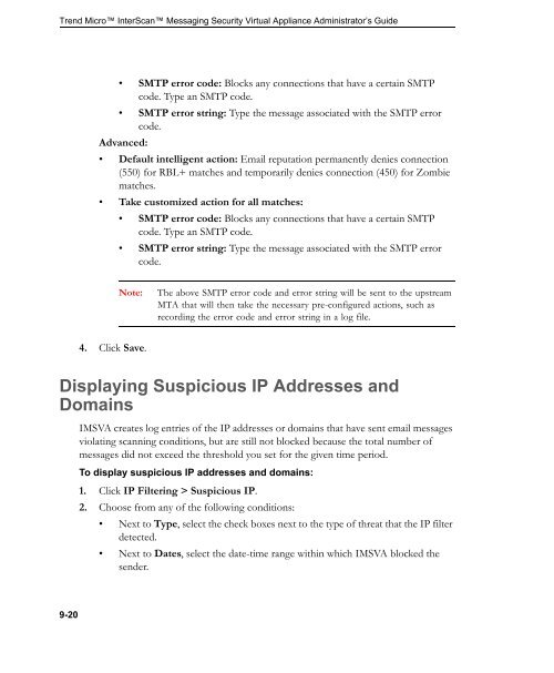 InterScanTM Messaging Security Virtual Appliance - Online Help ...