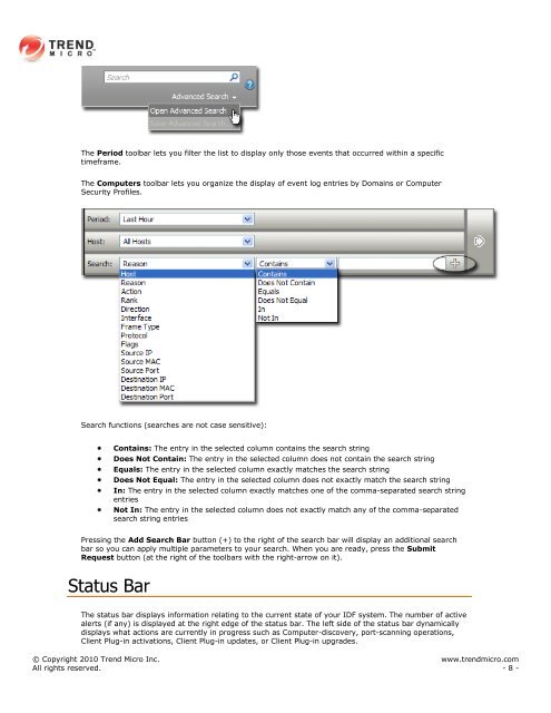 Intrusion Defense Firewall 1.2 User's Guide - Trend Micro? Online ...