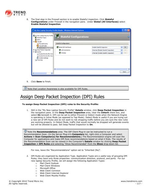 Intrusion Defense Firewall 1.2 User's Guide - Trend Micro? Online ...