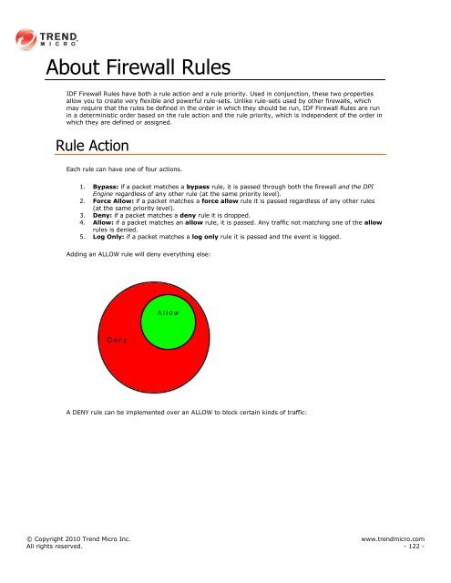 Intrusion Defense Firewall 1.2 User's Guide - Trend Micro? Online ...