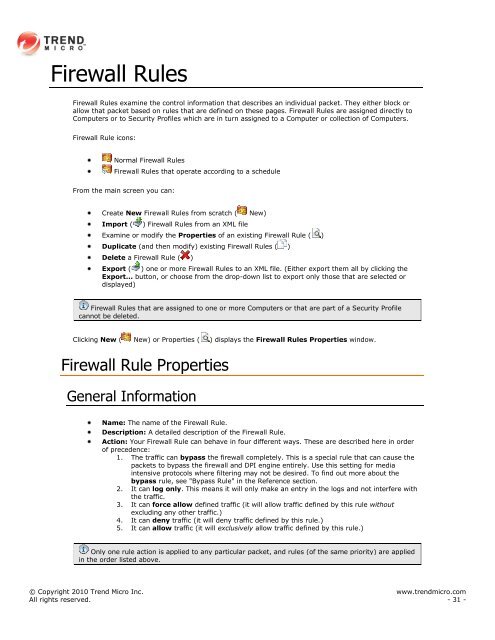 Intrusion Defense Firewall 1.2 User's Guide - Trend Micro? Online ...