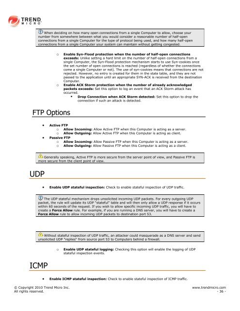 Intrusion Defense Firewall 1.2 User's Guide - Trend Micro? Online ...