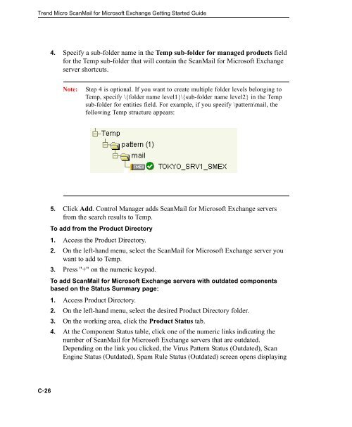 Trend Micro ScanMail for Microsoft Exchange Getting Started Guide