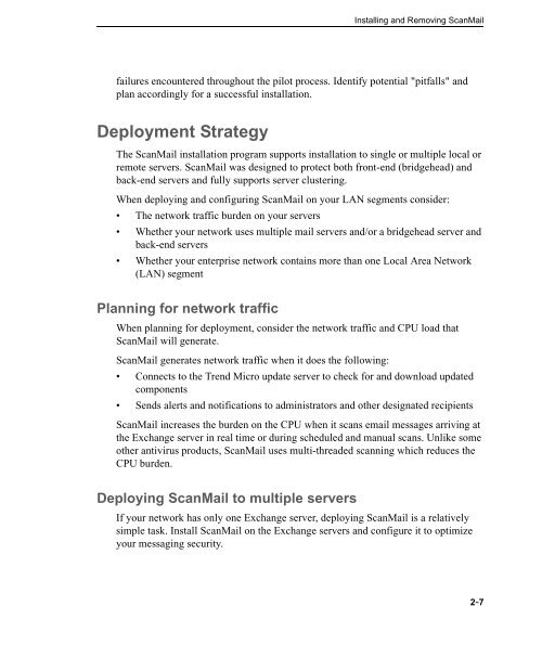 Trend Micro ScanMail for Microsoft Exchange Getting Started Guide