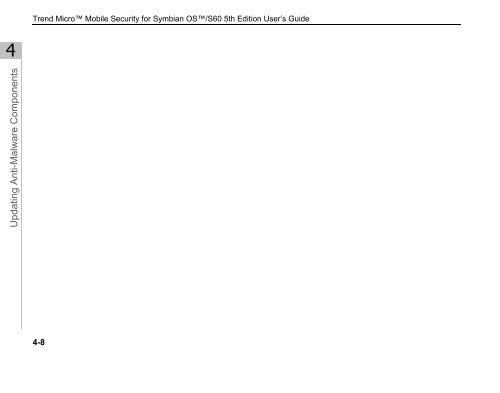 Trend Micro Mobile Security for Symbian OS/S60 3rd Edition User's ...