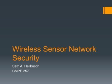 Wireless Sensor Network Security