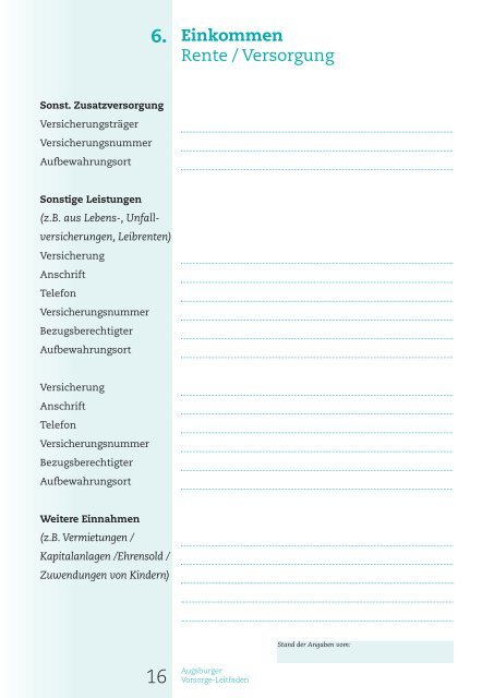 Leitfaden herunterladen (PDF) - Stadtsparkasse Augsburg