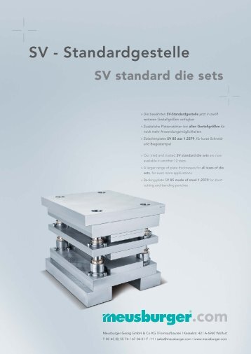 SV - Standardgestelle