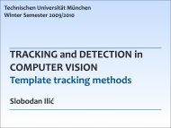 Template tracking methods